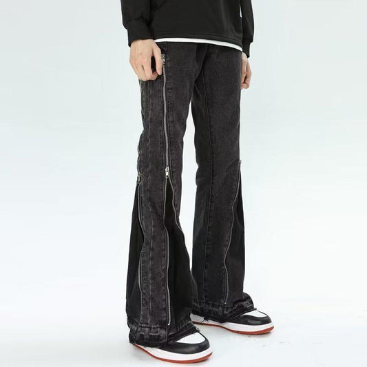 Baggy Straight Zipper Laylow Trousers
