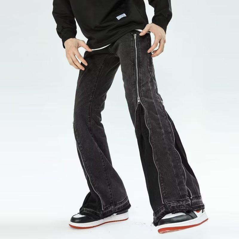 Baggy Straight Zipper Laylow Trousers