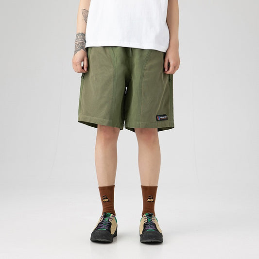 Japanese Summer Patchwork Mesh Shorts