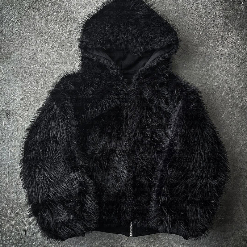 Casual Simple Warm Baggy Coat Men And Women