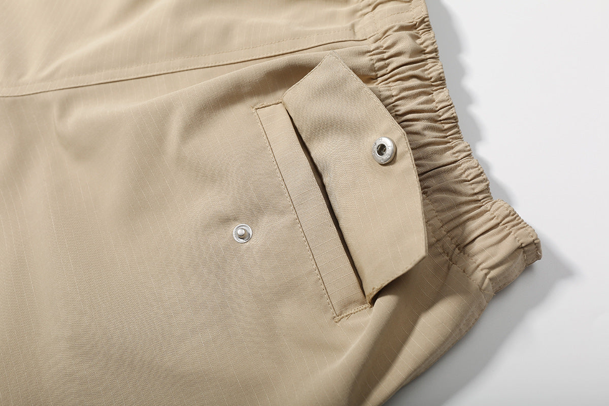 Japanese Summer Patchwork Mesh Shorts