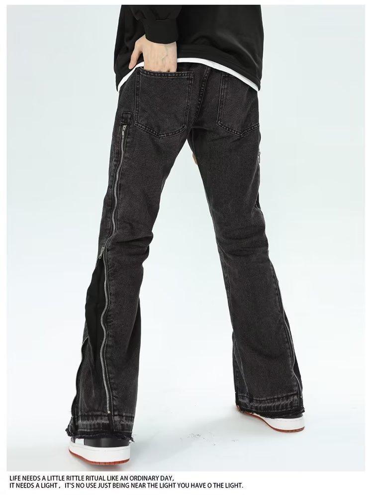 Baggy Straight Zipper Laylow Trousers